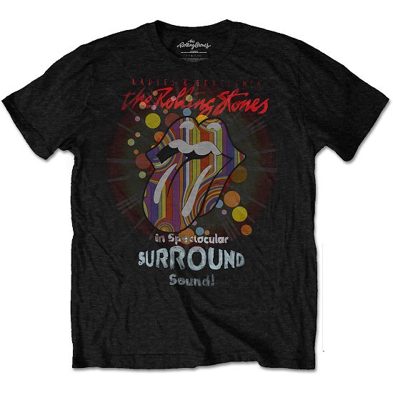 Cover for The Rolling Stones · The Rolling Stones Unisex T-Shirt: Trippy Licks (T-shirt) [size S] [Black - Unisex edition]