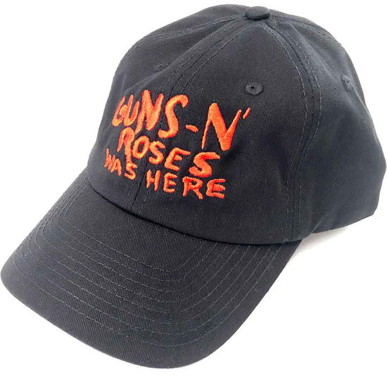 Cover for Guns N Roses · Guns N' Roses Unisex Baseball Cap: Was Here (Ex-Tour) (Kläder) [Black - Unisex edition]