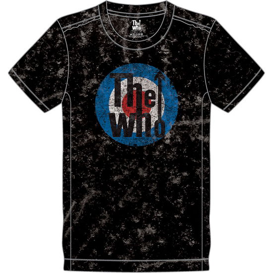 The Who Unisex T-Shirt: Target Logo (Wash Collection) - The Who - Merchandise -  - 5056368644719 - September 28, 2020