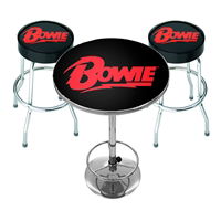 Logo Bar Set (Table & 2x Bar Stools) - David Bowie - Gadżety - ROCK SAX - 5060937964719 - 1 czerwca 2021