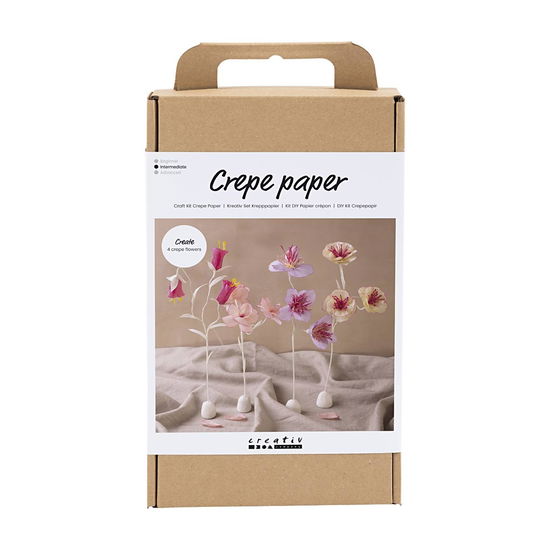 Cover for Craft Kit · Crepe Paper - Flower Pastel Colours (977666) (Spielzeug)