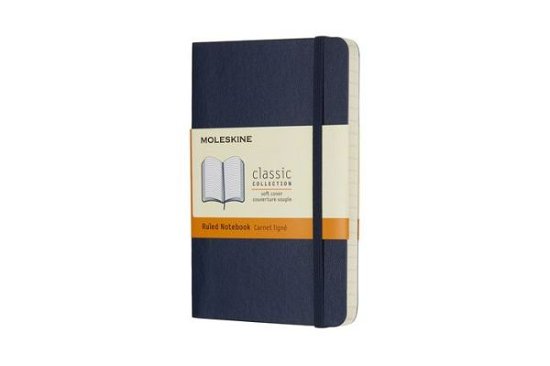 Cover for Moleskin · Moleskine Sapphire Blue Pocket Ruled Notebook Soft (Paperback Bog) (2017)