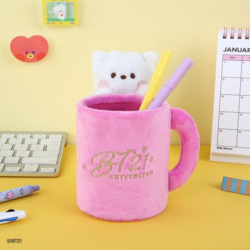 BT21 Plush Pen Holder - BT21 - Produtos - BT21 - 8809883265719 - 1 de julho de 2024