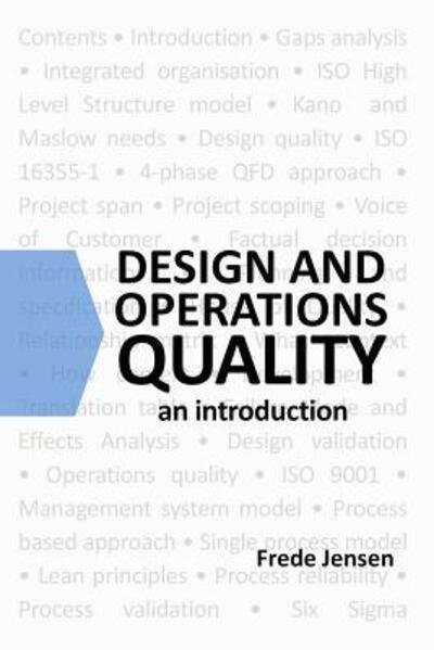 Cover for Frede Jensen · Design and Operations Quality : An introduction (Paperback Book) (2017)