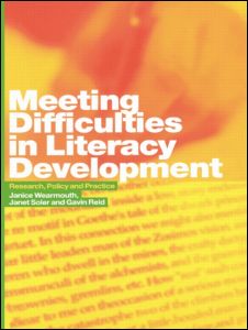 Cover for Gavin Reid · Meeting Difficulties in Literacy Development: Research, Policy and Practice (Paperback Book) (2002)