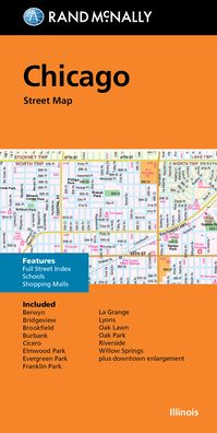 Rand McNally Folded Map: Chicago Street Map - Rand McNally - Bøger - Rand McNally - 9780528024719 - 27. maj 2022