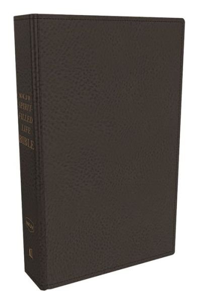Cover for NKJV, Spirit-Filled Life Bible, Third Edition, Genuine Leather, Black, Thumb Indexed, Red Letter, Comfort Print: Kingdom Equipping Through the Power of the Word (Leather Book) [Third edition] (2018)