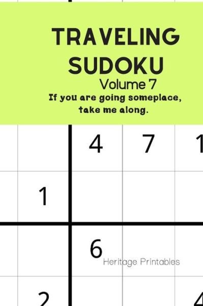 Cover for Heritage Printables · Traveling Sudoku Volume 7 (Taschenbuch) (2019)