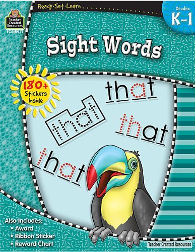 Cover for Teacher Created Resources Staff · Ready-set-learn: Sight Words Grd K-1 (Paperback Bog) (2007)