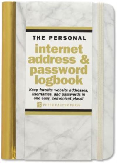 Cover for Inc Peter Pauper Press · Internet Log Bk Marble (Book) (2017)