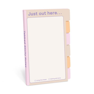 Cover for Knock Knock · Knock Knock Just Out Here Tabbed Sticky Notes (Print) (2021)