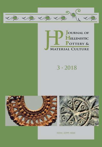 Cover for Journal of Hellenistic Pottery and Material Culture Volume 3 2018 - Journal of Hellenistic Pottery and Material Culture (Paperback Book) (2018)