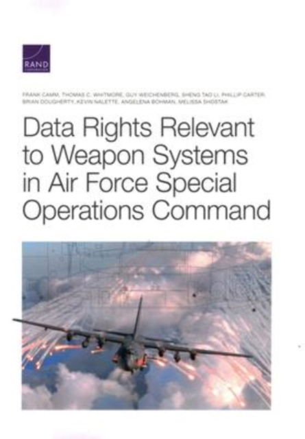 Cover for Frank Camm · Data Rights Relevant to Weapon Systems in Air Force Special Operations Command (Paperback Book) (2001)