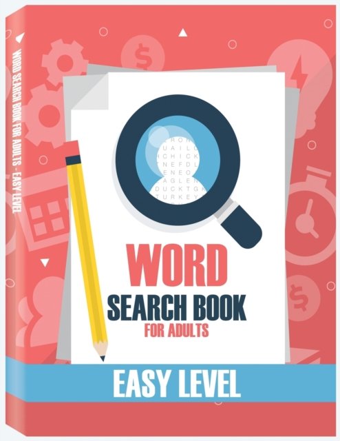Cover for Rfza · Word Search Books for Adults - Easy Level: Word Search Puzzle Books for Adults, Large Print Word Search, Vocabulary Builder, Word Puzzles for Adults (Paperback Book) (2020)