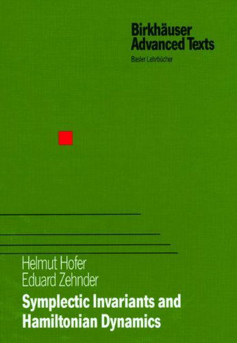 Cover for Helmut Hofer · Symplectic Invariants and Hamiltonian Dynamics - Birkhauser Advanced Texts / Basler Lehrbucher (Pocketbok) [Softcover reprint of the original 1st ed. 1994 edition] (2012)