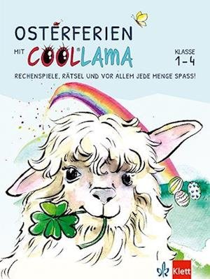 Cover for Klett Ernst /Schulbuch · Osterferien mit Coollama. Rechenspiele, Rätsel und vor allem jede Menge Spaß! (Pamflet) (2022)