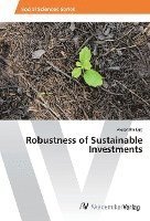 Cover for Egg · Robustness of Sustainable Investmen (Bog)