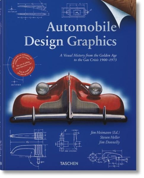 Automobile Design Graphics - Steven Heller - Books - Taschen GmbH - 9783822853719 - August 17, 2016