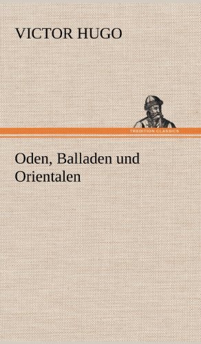 Cover for Victor Hugo · Oden, Balladen Und Orientalen (Hardcover Book) [German edition] (2012)