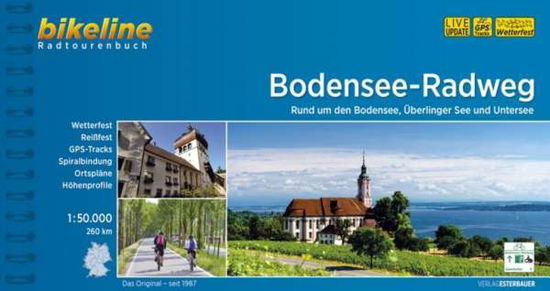 Cover for Esterbauer · Bikeline: Bodensee-Radweg: Rund um den Bodensee, Überlinger See und Untersee (Spiral Book) (2019)