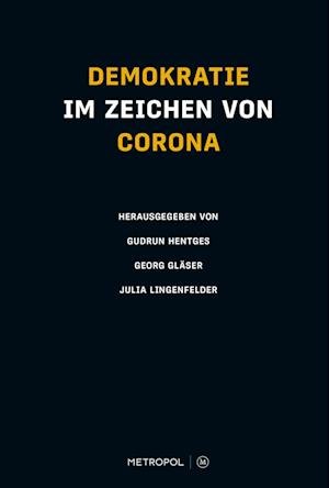 Cover for Gudrun Hentges · Demokratie im Zeichen von Corona (Hardcover Book) (2021)
