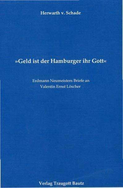 Cover for Schade · Geld ist der Hamburger ihr Gott (Book)