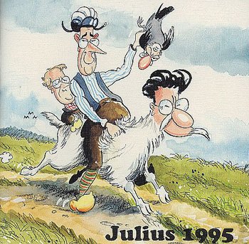 Cover for Jens Julius Hansen · Julius tegninger (Sewn Spine Book) [1º edição] (2001)