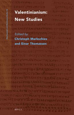 Cover for Einar Thomassen · Valentinianism: New Studies (Hardcover Book) (2019)