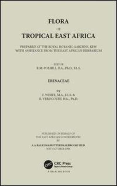 Cover for B Verdcourt · Flora of Tropical East Africa - Ebenaceae (Innbunden bok) (1996)