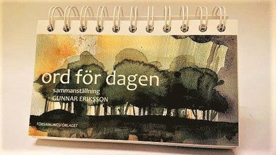 Cover for Gunnar Eriksson · Ord för dagen - bordskalender (Spiralbok) (2019)