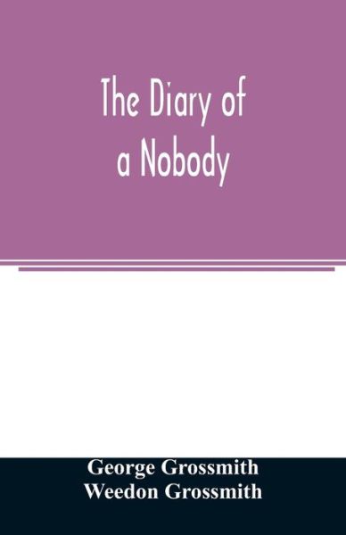 Cover for George Grossmith · The diary of a nobody (Paperback Book) (2020)