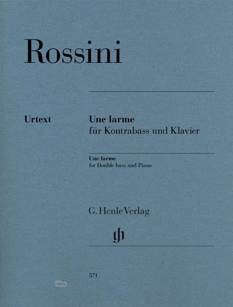 Cover for Rossini · Une larme für Kontrabass und Kl (Book)