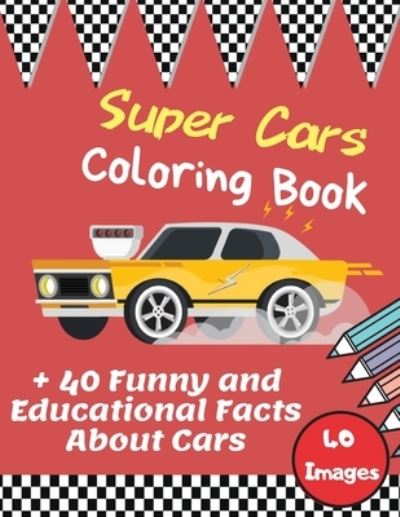 Cover for Bario's Art Publishing · Super Cars Coloring Book (Paperback Book) (2020)