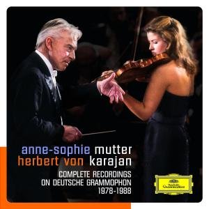 Cover for Anne-sophie Mutter, Johannes Brahms, Berliner Philharmoniker, Felix Mendelssohn, Herbert Von Karajan, Peter Ilyich Tchaikovsky · The Dg Recordings (CD) [Box set] (2008)