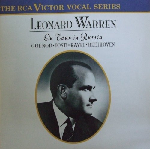 Cover for Georg Friedrich Handel  · Leonard Warren 'On Tour In Russia' (CD)