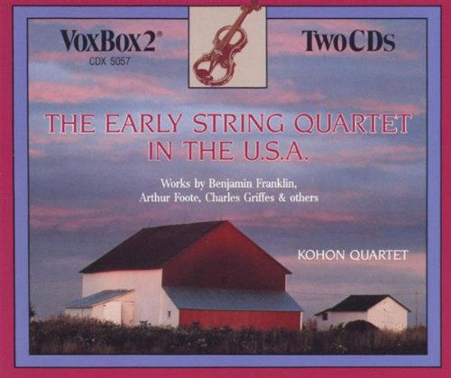 Early String Quartet in the U.s.a. - Kohon Quartet - Musik - VoxBox - 0047163505720 - 8. april 2008