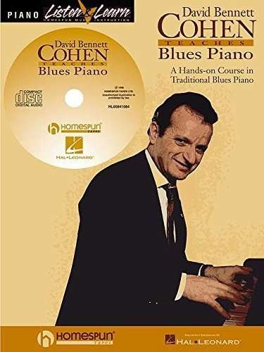 Cover for David Bennett Cohen · Teaches Blues Piano Listen &amp; Learn (CD) (1998)