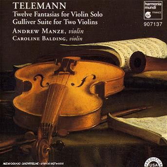 Cover for Various Artists · Telemann Fantasien Manze (CD) (1999)