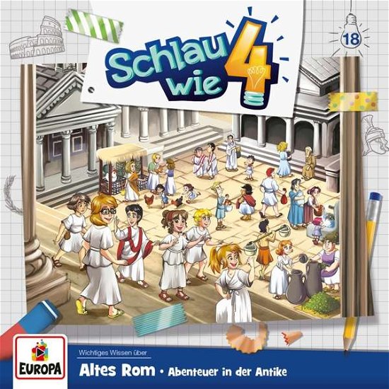 Cover for Schlau Wie Vier · 018/altes Rom Abenteuer in Der Antike (CD) (2020)