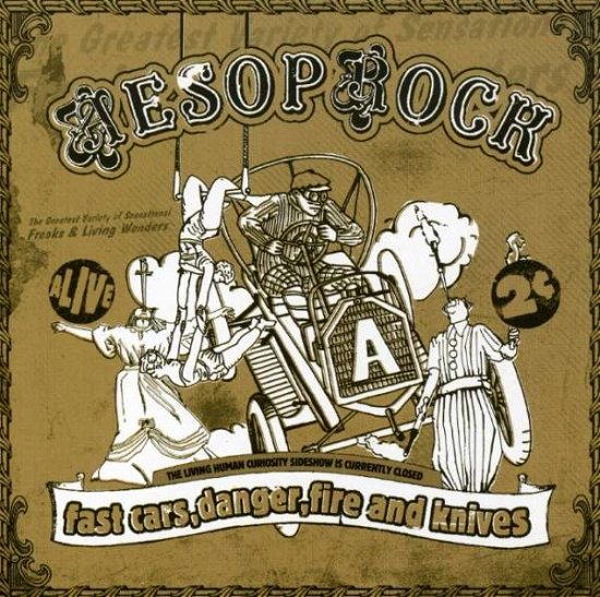 Cover for Aesop Rock · Fast Cars Danger Fire &amp; Knives (CD) (2005)