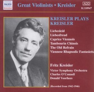Cover for Fritz Kreisler · Kreisler Plays Kreisler (CD) (2001)