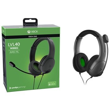 Cover for Pdp · Xbox One Stereo Headset Lvl40 Black (PC) (2020)
