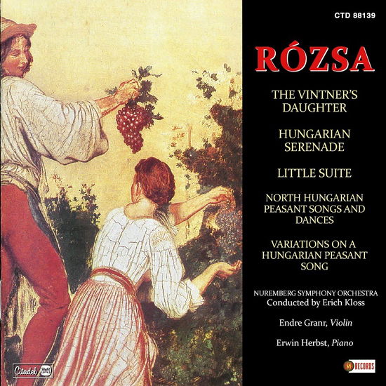 The Vintners Daughter & Other Suites - Miklos Rozsa - Musik - PLANETWORKS - 0712187489720 - 12. Mai 2023