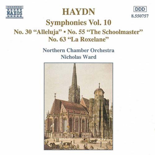 Cover for Haydn / Ward / Northern Chamber Orchestra · Symphonies 30 55 &amp; 63 (CD) (1994)
