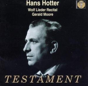 Cover for Hotter Hans · Lieder Recital Testament Klassisk (CD) (2000)