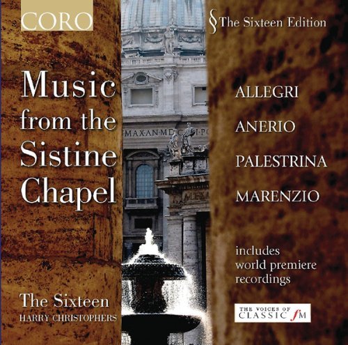 Cover for Allegri / Anerio / Sixteen / Christophers · Music from Sistine Chapel (CD) (2007)