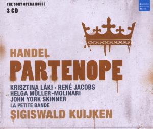 Partenope - Handel / Kuijken,sigiswald - Musikk - SONY CLASSICAL - 0886975299720 - 14. august 2015