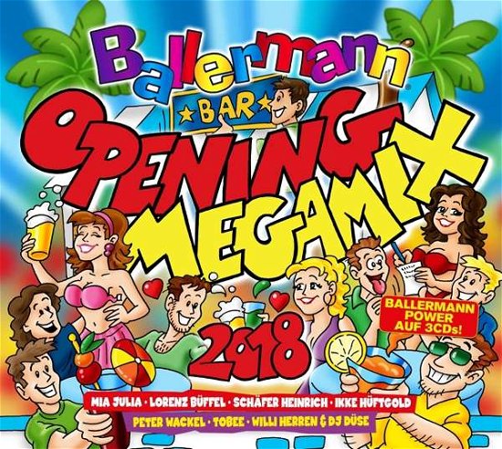 Ballermann Opening Megamix 2018 - V/A - Bøger - PARTYKOENIG - 4032989442720 - 16. marts 2018