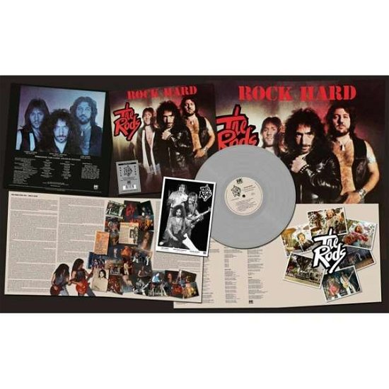 Cover for The Rods · Rock Hard (Silver Vinyl) (LP) (2021)