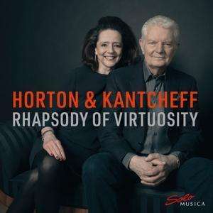 Cover for Horton,Peter / Kantcheff,Slava · Rhapsody Of Virtuosity (CD) (2021)